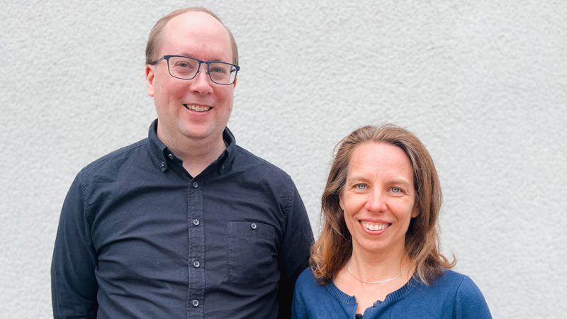 Mikael Scheibel-Sahlin och Anja Thorsten.