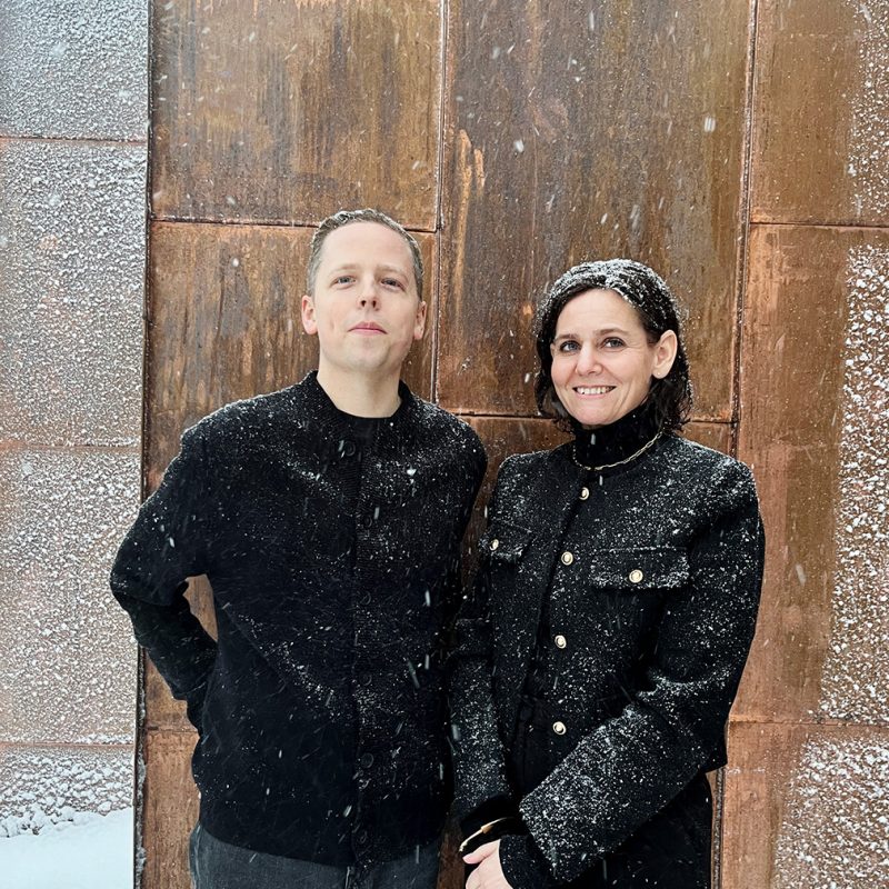 Mathias Blomberg och Line Ekman, till vardags verksamma vid Fryshuset gymnasium i Stockholm.